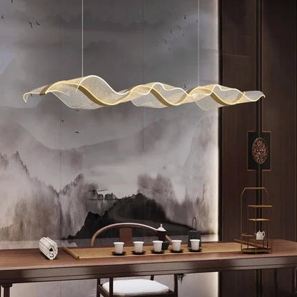 Modern Linear Alloy Pendant Light Chandelier - Decorbites