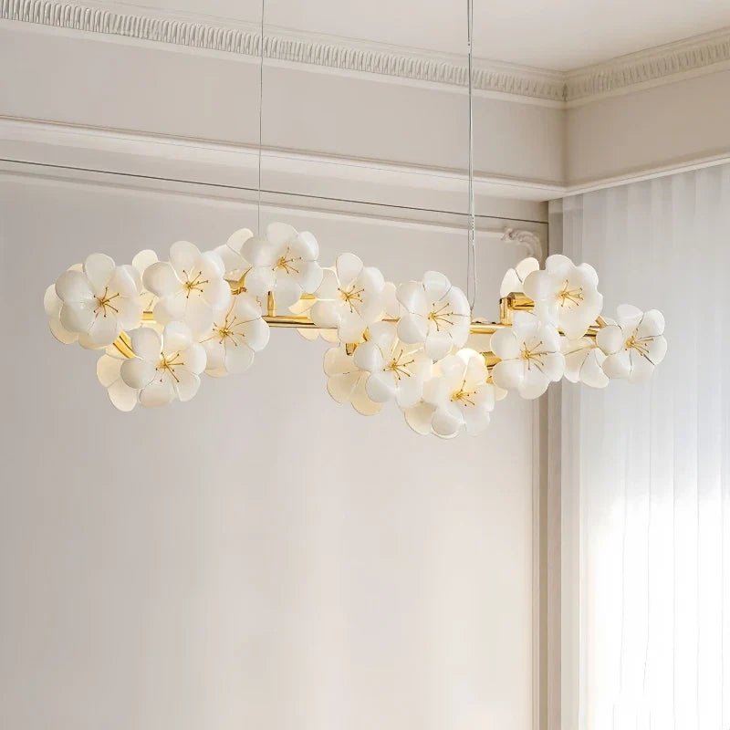 Modern Linear Metal Pendant Light for Kitchen Island - Decorbites