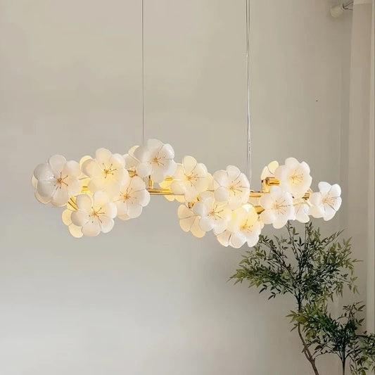 Modern Linear Metal Pendant Light for Kitchen Island - Decorbites