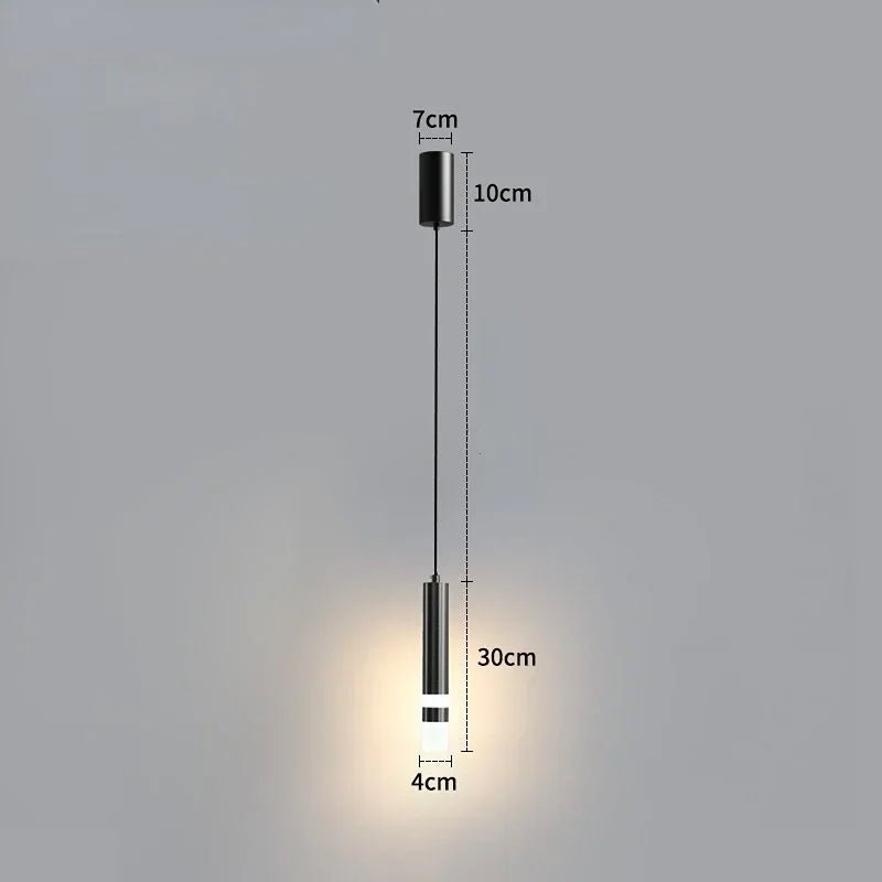 Modern Long Double Spotlight Pendant Light in Black/Gold - Decorbites