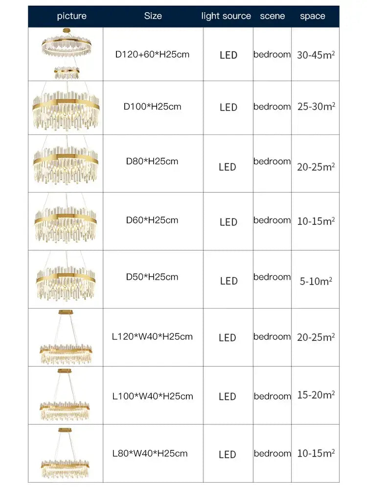 Modern luxury spectrum gold crystal chandelier with gold-toned circular frame and cascading crystal droplets for dining room