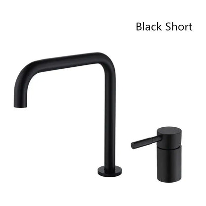 Modern matte black and brushed gold basin faucet with short black matte basin faucet for bathroom decorbites black basin