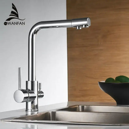 Modern chrome finished wanfan kitchen faucet with sleek design and pull-down spout for decorbites kitchen faucet mixer