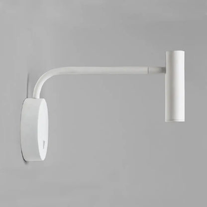 Modern matte black wall lights with white minimalist adjustable gooseneck reading lamp for bedroom decorbites gold led use
