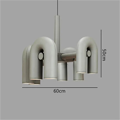 Modern matte black and silver tube wall lamp with sleek metallic arms and cylindrical shades for bedroom decorbites cirkus tube