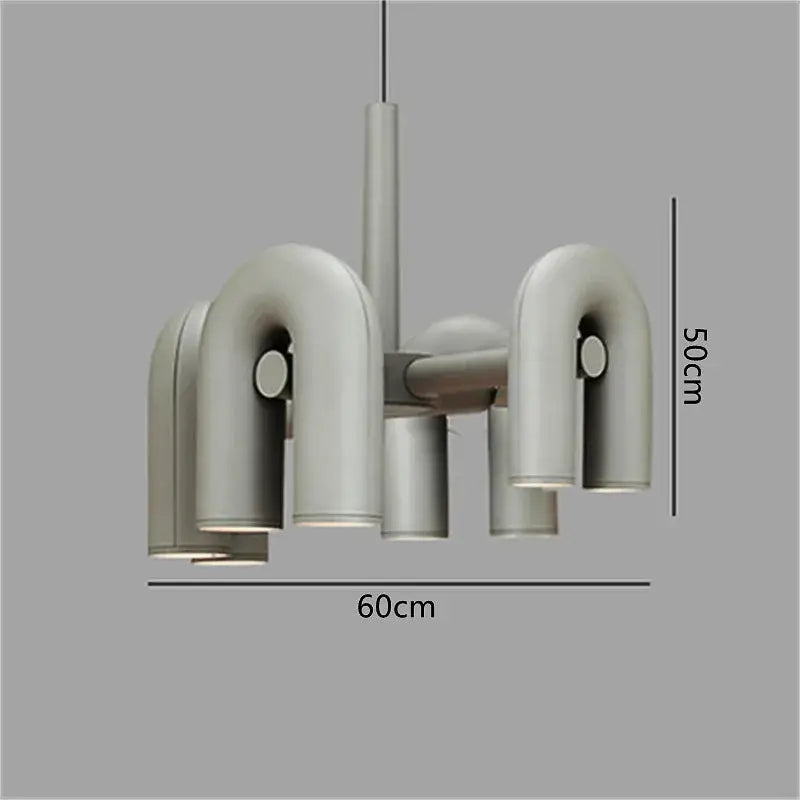 Modern matte black and silver tube wall lamp with sleek metallic arms and cylindrical shades for bedroom decorbites cirkus tube