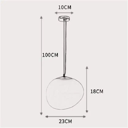 Modern matte white gregg glass pendant light with frosted globe and metal suspension for dining room decorbites gregg glass