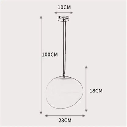 Minimalist matte white frosted glass pendant light with metal chain 100cm height for kitchen decorbites gregg glass