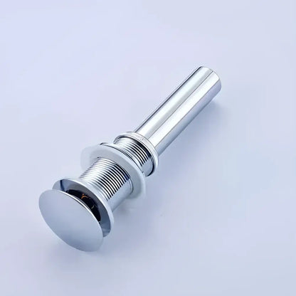 Modern metallic pop up bathroom basin waste with chrome finish and threaded body for decorbites bathroom basin drain