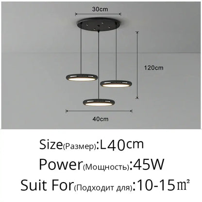 Modern minimalist black finish pendant lights with sleek circular design ideal for dining room decorbites black finish