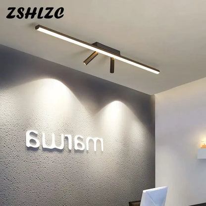 Modern minimalist black star ceiling light with sleek metallic finish and integrated spotlights for living room decorbites ceiling light