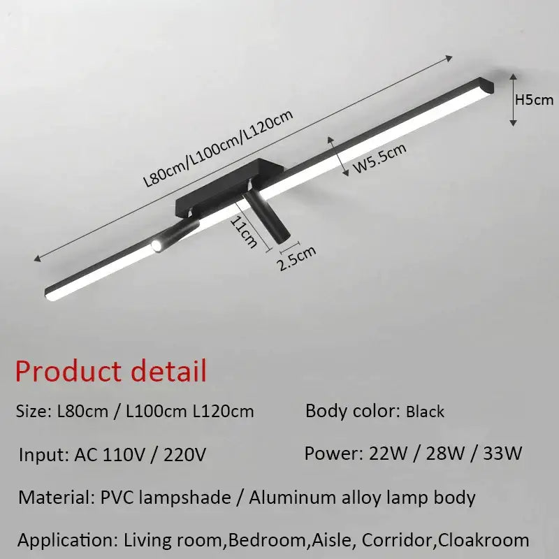 Modern minimalist black star ceiling light with sleek aluminum alloy body and pvc lampshade for living room decorbites black star