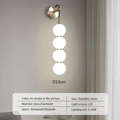 Modern minimalist pendant light with four frosted glass balls on brass decorbites glass ball pendant fixture