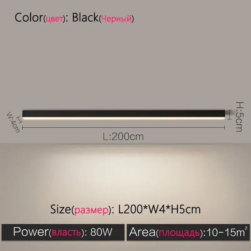 Black rectangular led ceiling lamp with a sleek modern design and slim profile for decorbites led ceiling lighting