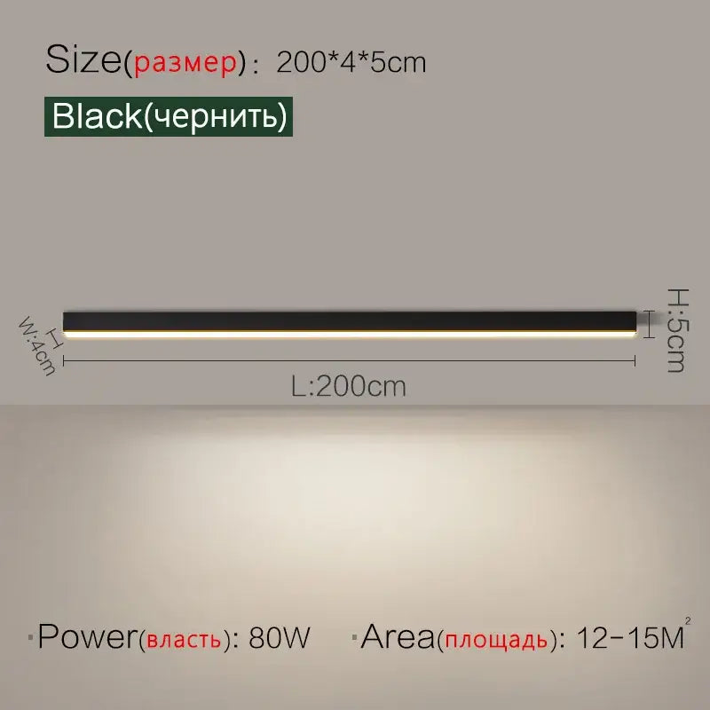 Black rectangular led ceiling light with sleek modern design and slim profile for decorbites led ceiling decor