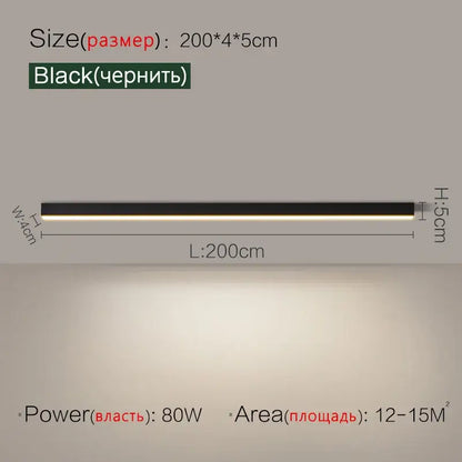 Black rectangular led ceiling light with sleek modern design and slim profile for decorbites led ceiling decor