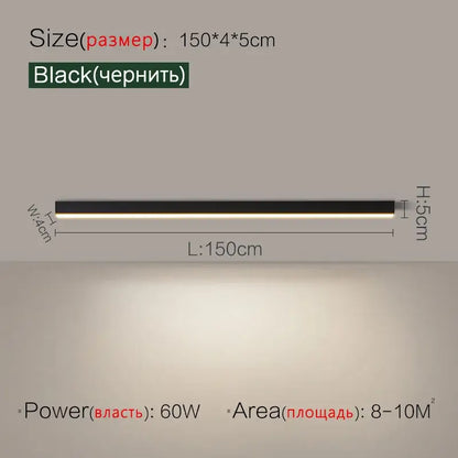 Black rectangular led wall sconce with sleek modern design and slim profile for decorbites led ceiling light decor