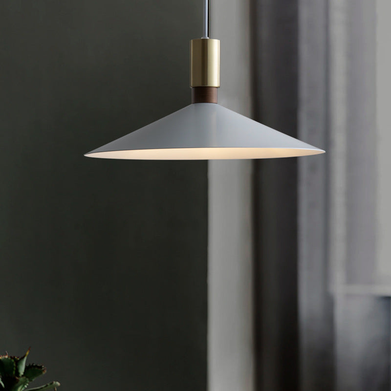 Black Iron Pendant Lamp 42cm Large Size