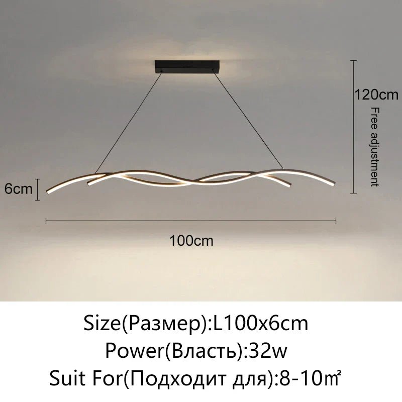 Modern Minimalist White Aluminum LED Pendant Light - Decorbites