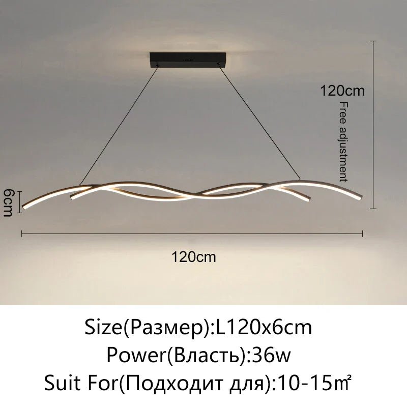 Modern Minimalist White Aluminum LED Pendant Light - Decorbites