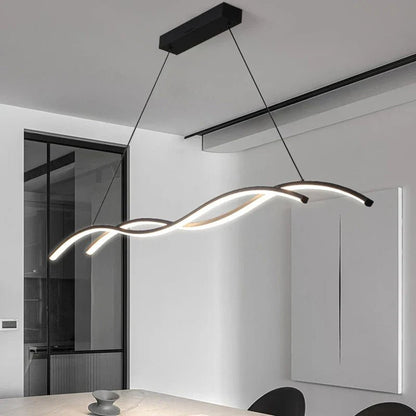 Modern Minimalist White Aluminum LED Pendant Light - Decorbites