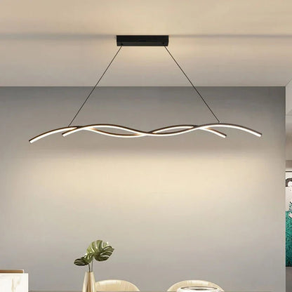 Modern Minimalist White Aluminum LED Pendant Light - Decorbites