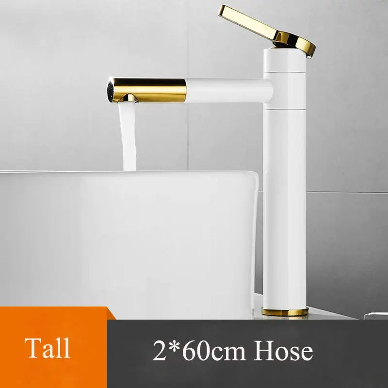 Modern minimalist white and gold black brass bathroom sink faucet with sleek decorbites black brass design for brass bathroom sink use
