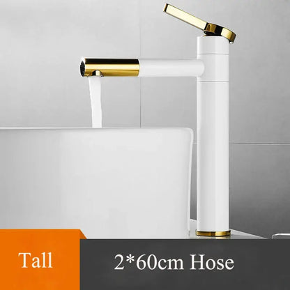 Modern minimalist white and gold black brass bathroom sink faucet with sleek decorbites black brass design for brass bathroom sink use