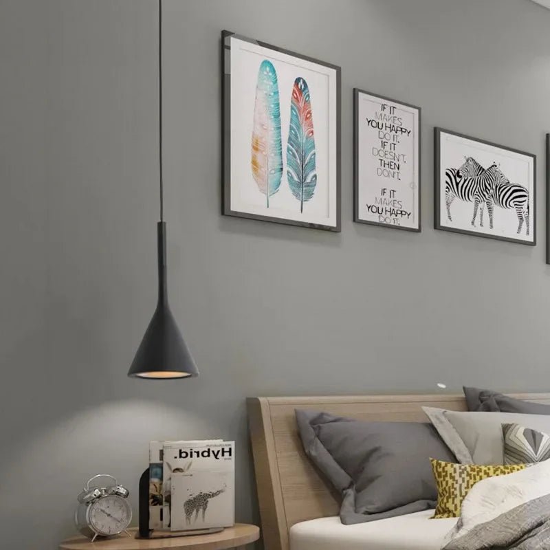 Modern Multicolor Metal Pendant Light with E27 Socket - Decorbites