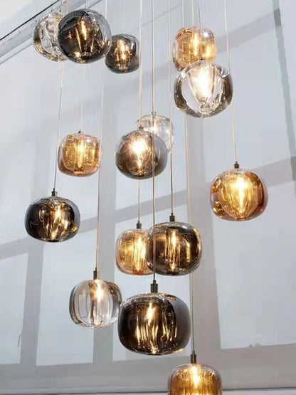 Modern Nordic Crystal Cluster Pendant Light - Decorbites