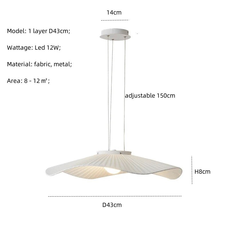 Modern Nordic Fabric Pendant Light - Decorbites