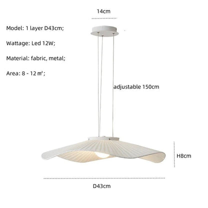 Modern Nordic Fabric Pendant Light - Decorbites