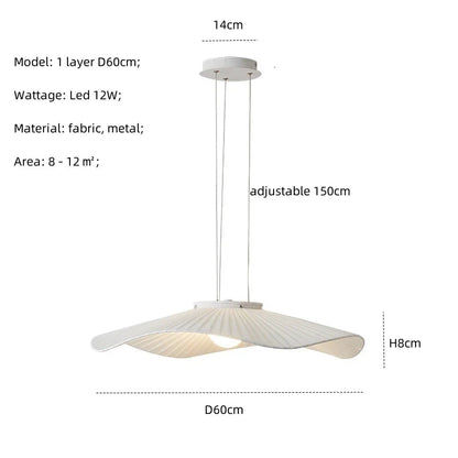 Modern Nordic Fabric Pendant Light - Decorbites