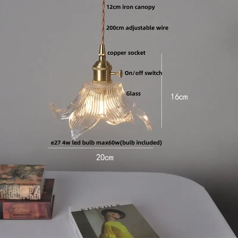 A modern olive green pendant lamp with delicate fluted copper glass led and brass decorbites copper glass finish