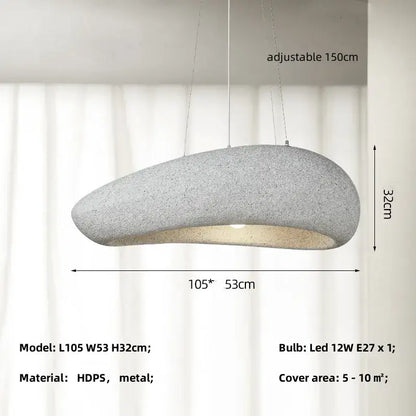 Gray textured hdps and metal modern oval pendant lights with gold accents for decorbites loft dining room decorbites loft e27