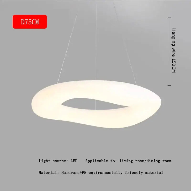 Modern oval white cozy cotton ceiling chandelier with sleek led pendant light and soft diffused glow for bedroom decorbites cozy cotton ceiling
