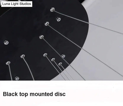 DecorBites™ Modern Pendant Lights 4/3/2/1 Circle Rings Acrylic Aluminum LED Pendant Lamp for Living Room Dining Room