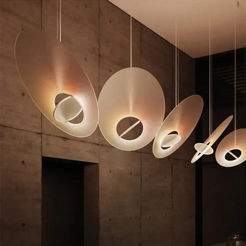Modern pink and white oval glass pendant light with sleek circular white pendant light decorbites colorful pendant design