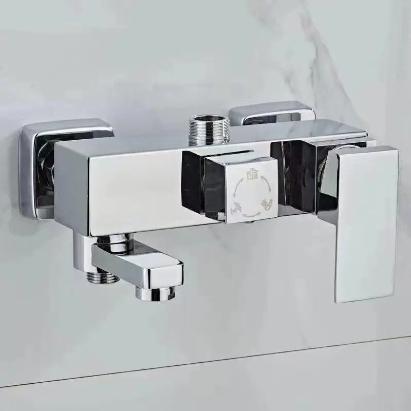 Modern rectangular black chrome bathroom mixer tub valve faucet with sleek chrome bathroom mixer and dual control handles decorbites black chrome