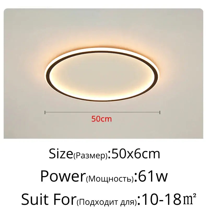 Modern rectangular black dimmable led ceiling chandelier featuring a 50cm oval warm white led ceiling light by decorbites