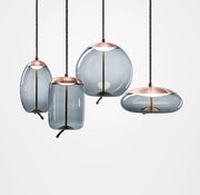 Amber Twine Glass Chandelier