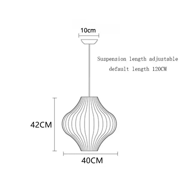 A modern ribbed white elegant silk designer pendant lamp with adjustable suspension length for living room decorbites elegant silk