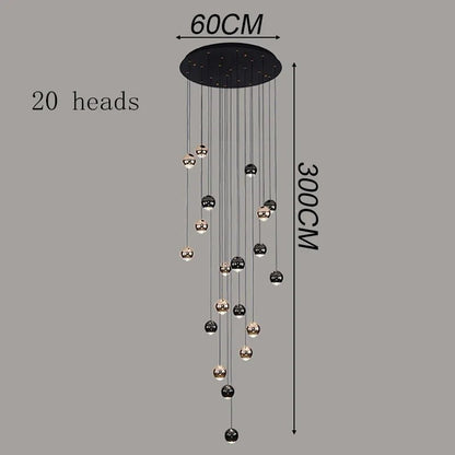 Modern Ring Acrylic Pendant Chandelier Light - Decorbites