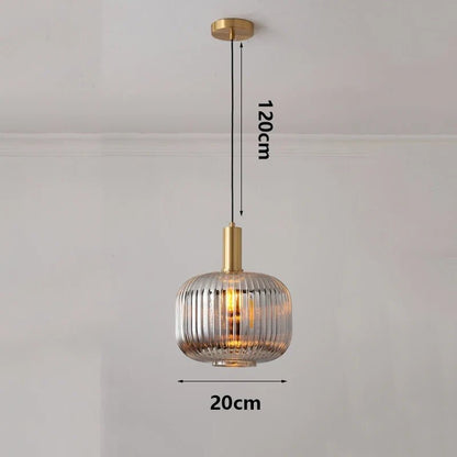 Modern Ring Glass Pendant Light - Decorbites