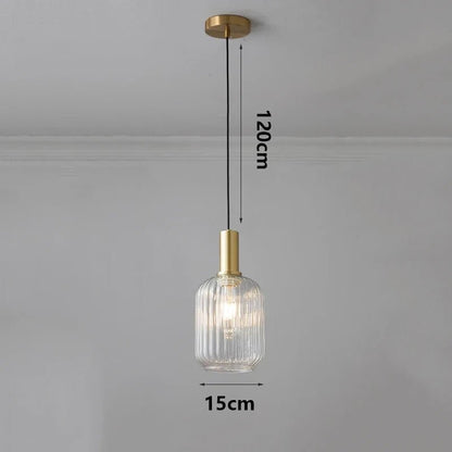 Modern Ring Glass Pendant Light - Decorbites