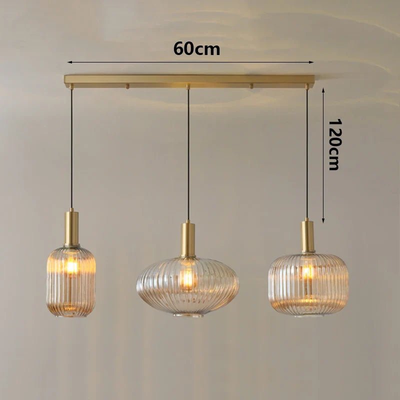 Modern Ring Glass Pendant Light - Decorbites