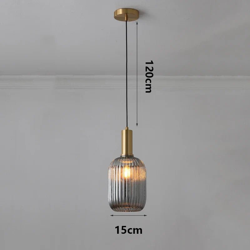 Modern Ring Glass Pendant Light - Decorbites