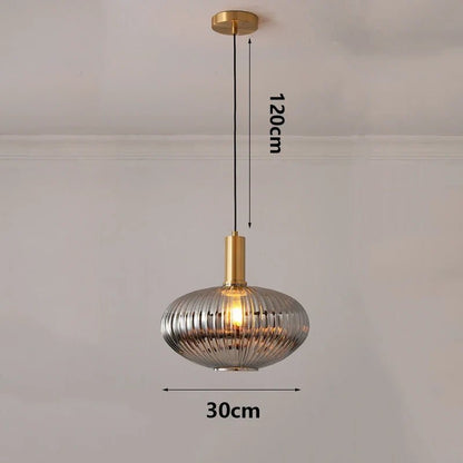 Modern Ring Glass Pendant Light - Decorbites