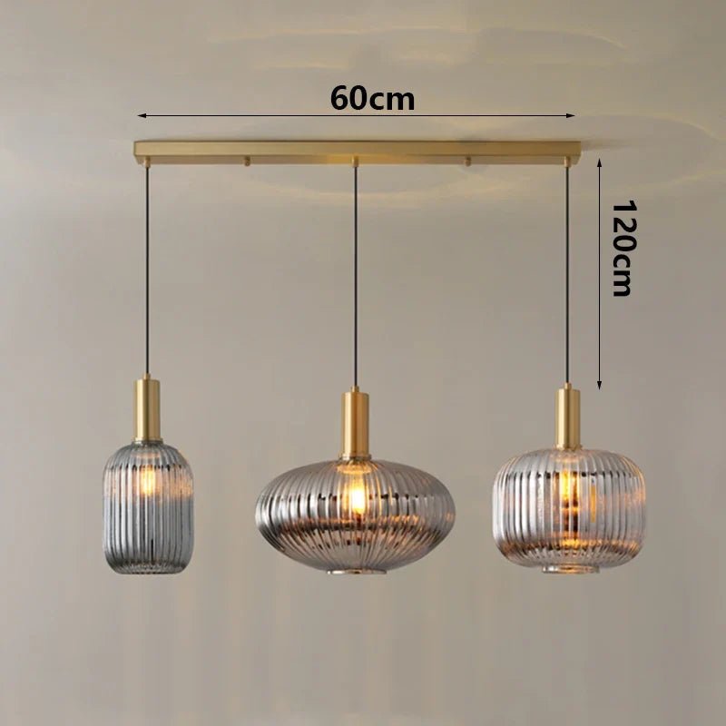 Modern Ring Glass Pendant Light - Decorbites