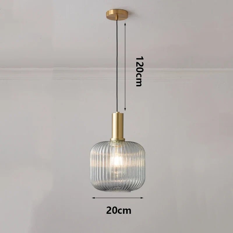 Modern Ring Glass Pendant Light - Decorbites